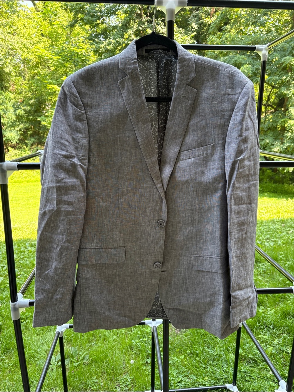 Bar III Charcoal Gray Men's Two-Button Sport Coat